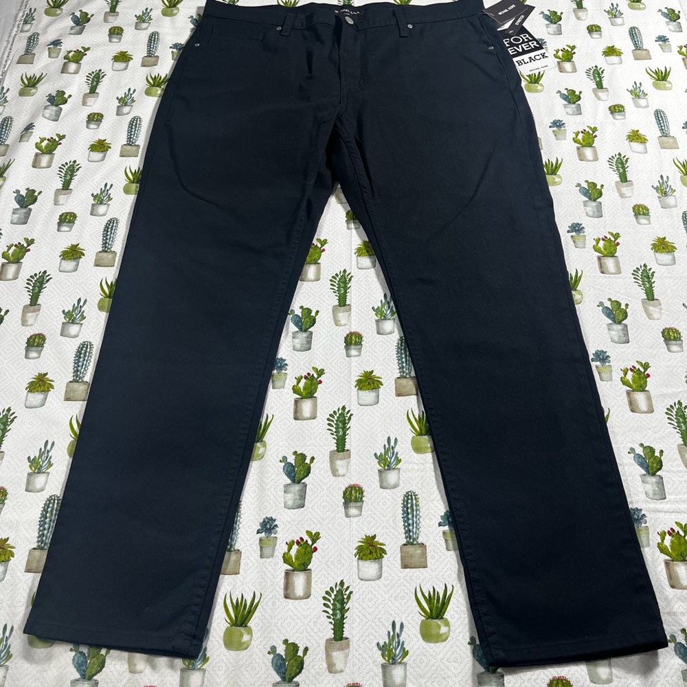 Michael Kors Grant Classic Fit Forever Black Men’s Jeans NWT 36X30